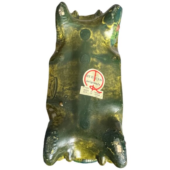 Vtg 1970s RUBENS ORIGINALS Antique Car PLANTER Hand-Painted Taiwan 7" L X 3" W - Picture 12 of 14